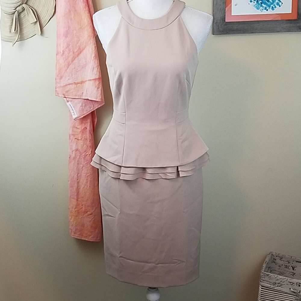 ANTONIO MELANI Peplum Sheath Dress NWT size 0